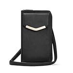 Woodland Leathers Crossbody Phone Bag For Women: Vegan Leather Mobile Phone Bag With Anti-theft Zipper Pocket - Stylish Compact Solution Cross Body Bag Women Multi-section Card Pockets