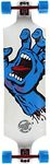 SANTA CRUZ Complete Drop Through Skateboard - Screaming Hand White, 10" x 40"