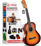 Pyle Beginner Acoustic Guitar Kit, 