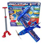 Top Secret Toys Aero-Storm Aerobatic Toy Stunt Plane with Air Powered Engine, High Flying Trick Airplane, Propeller Powered by Hand Pump Pressurized Air, STEM Toy for Kids, Boys, Girls Ages 8+