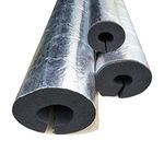 DSJGVN Outdoor Antifreeze Insulation Pipe, Pipe Insulation, Self-Adhesive Foam Insulation Pipe, Waterproof Pipe Insulation, 950mm Length/30mm Wall Thickness (Size : 50mm)