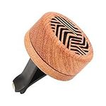 Car Diffuser Vent Clip,Wood Essential Oil Diffuser,Mini Diffusers with Volcanic Rock,Waterless Portable Air Freshener Decoration