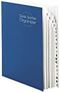 Smead Desk File/Sorter, Alphabetic (A-Z), 20 Dividers, Letter Size, Dark Blue (89282)