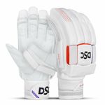 DSC Krunch 7.0 Batting Gloves for Mens, Size-Mens, Right Hand, White Orange
