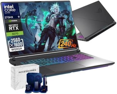 ASUS ROG Strix G18 Gaming Laptop, 18” 2.5K 16:10 144Hz/3ms, NVIDIA GeForce RTX 5070, Intel 24-Core Ultra 9 275HX, Thunderbolt 4, Wi-Fi 7, RGB Backlit KB, Windows 11 Pro (64 GB DDR5 RAM, 4 TB SSD)
