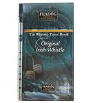 Feadóg Brass Traditional Irish Nickel Pro Tin Whistle in the Key of D with Tutor Book