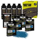 Raptor Blue Spray-On Urethane Truck Bed Liner 1US Gallon + 4 Color Pouches. UP5060