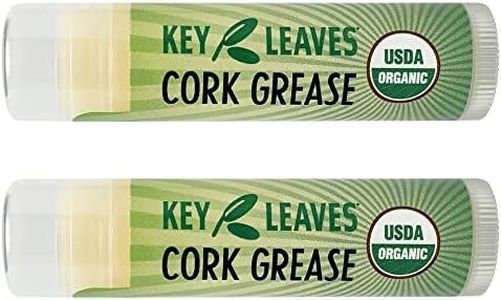 Set of 2 Key Leaves Organic Cork Grease for clarinet, saxophone, bass clarinet, flute, oboe, bassoon