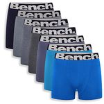 Bench Mens 'Keating' Cotton Boxer Shorts, 7 Pack, XXL, Assorted Colours