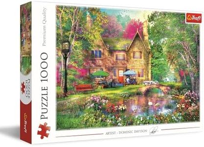 Trefl Havre Forestier 1000 pièces-Puzzle DIY, Image Peint, Divertissement créatif, Loisir, pour Les Adultes et Les Enfants à partir de 12 Ans, 10861, Multicoloured