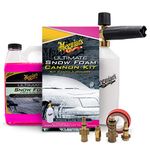 Meguiar's G194000EU Ultimate Car Snow Foam Cannon Lance Kit Kärcher compatible Nilfisk compatible Bosch compatible, Ultimate Snow Foam Cannon Kit Including Snow Foam, 946 ml