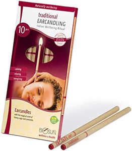 10 pcs (5 pairs) BIOSUN traditional ear candles - made in Germany - magical scent of honey, sage and camomile - patented security filter