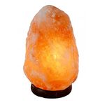 Natural Himalayan Salt Lamp Rock Crystal Pink Lamp Natural Glow Pink Salt Lamp Healing Ionising Cable & Bulb All Natural Shapes & Design Lamp, Candle Holders, Home Decor, Bedroom (3 Kg - 5 Kg)