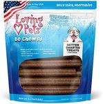 Loving Pets - Be Chewsy Bully Stick Alternative Dog Treat for Small, Medium & Large Dogs (30 Pack of 6 Sticks)