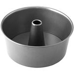 Wilton Advance Select Non-Stick Angel Food Cake Pan, 9.5 Inch, 2-Piece, Steel, Silver