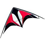 CIM stunt kites - Power Hawk Red Black - for children from 8 years up - incl. steering lines