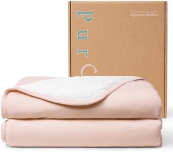 PurComfy Supersoft Toddler Comforter, Premium Bamboo Viscose Crib Blanket, Breathable 1.0 Tog Crib Quilt for All Seasons 39"×55"