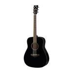 Yamaha FG800 the iconic beginner's acoustic guitar with an authentic sound for adults and teenagers, 4/4 wooden guitar in black