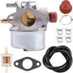ZAMDOE 640025 640025C OHH55 OHH60 Carburetor Replacement for Tecumseh OH195EA TVM195 OHH45 OHH50 OHH65 5.5HP 6HP 4 Cycle Engine Lawn Mower Parts 640014 640025A 640004 50-653 Carburetor