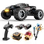 DEERC 8618 1/16 Fast Brushless RC Cars for Adults, Max 56mph, 2 3S Lipo Batteries Electric Off-Road Waterproof RC Truck,4X4 High Speed Remote Control Car, All Terrain RC Truggy for Boys