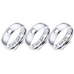 MZZJ BFF Ring for 3 Personazlied Fr