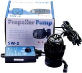 BestParts Jebao SW-2 Wave Maker Marine Aquarium Wave Maker Pump with Controller,500-2500LPH, Power 5W,Fit 12-20 inch Tank