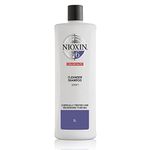 Nioxin 3-Part System | System 6 | Chemically Treated Hair with Progressed Thinning Hair Treatment | Scalp Therapy | Hair Thickening Treatment | Cleanser Shampoo | 1000 ml