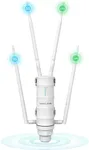 WAVLINK AC1200 Outdoor WiFi Extender Long Range WiFi Repeater,Dual Band 2.4G&5GHz Weatherproof Outdoor Access Point with PoE Powered and Gigabit Port,Supports Mesh Extender/AP/Repeater Mode