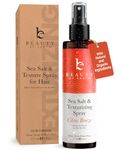 Sea Salt Spray for Hair - Natural and Organic Ingredients, Texturizing and Volumizing Salt Water Texture Spray for Men & Women, Effortlessly Achieve Beachy, Wavy, or Curly Hair