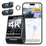 VIOFO A229 Pro 3 Channel 4K HDR Dash Cam, Dual STARVIS 2 Sensors IMX678 & IMX675, 4K+2K+1080P Front Inside and Rear Triple Car Camera, 5GHz WiFi GPS, Voice Control, 24H Parking Mode, Support 512GB Max