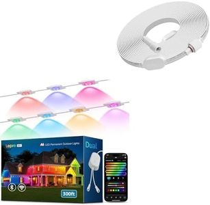 Lepro EE1 Bundle - 300ft Permanent Outdoor Lights Kit & Extra 10ft EE1 Extension Cable