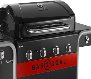 Char-Broil Gas2Coal 440 Hybrid Grill – Gas and Charcoal BBQ