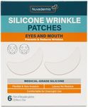 NUVADERMIS Silicone Wrinkle Patches- Anti Aging Wrinkle Patches for Face Overnight Use - Reduces Fine Lines and Wrinkles (Eyes/Mouth - 6 Pairs)