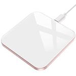 AGPTEK Wireless Charger, Qi-Certified 15W Max Fast Wireless Charging Pad Compatible with iPhone 15/14/13/12/12 Pro/11/11 Pro/XR/XS/X/8, for Samsung Galaxy S24/S23/S22/S21/S20/S10, AirPods Pro, White