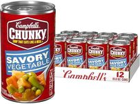 Campbell’s Chunky Soup, Savory Vegetable Soup, 18.8 Oz Can (Case of 12)