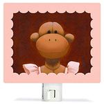 Oopsy Daisy Fine Art for Kids NL716CU Ballerina Monkey Night Light