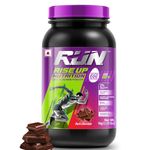 R.U.N-RISE UP NUTRITION Egg White Protein Powder for Athletes,Gym & Fitness Enthusiasts |27g Protein & 14g EAA|Lactose, Soy & Gluten Free Egg Albumen Protein Powder for Immunity, Dark Chocolate -1kg