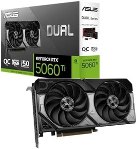 ASUS NVIDIA GeForce RTX 5060 Ti Video Card GDDR7 PCI Express 5.0 / DUAL-RTX5060TI-O16G