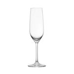 Schott Zwiesel Tritan Crystal Glass Stemware Forte Collection Champagne Flute with Effervescence Points, 7.7-Ounce, Set of 6