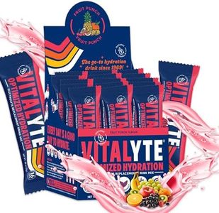 Vitalyte Electrolyte Powder Drink Mix, Isotonic Electrolyte Hydration Mix, Bulk Case Stick Pack (12 Pack, Fruit Punch)