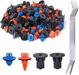 120Pcs Fender Flare Clips, Xislet Retainer Fastener Rivets for Bumper Fender Liner 90189-06065 Compatible with Toyota 4Runner Tacoma RAV4 Replace 75495-35010 75397-35010 90189-06013