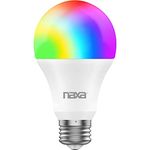 Naxa NSH-2000 Wi-Fi Smart LED Light Bulb, 2.3" x 2.3" x 4.5", White