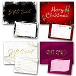 Gift Cards & Envelopes Coupon Vouchers Certificates Business - Beauty Salon Christmas Blank Packs