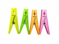 Skynix Plastic Cloth Hanging Clips/Multipurpose Heavy-Duty Plastic Clips/Pegs for Hanging Drying Clothing on Strings/Pegs for Hanger/Quilt Drying/Plastic Cloth Drying Clips (Pack of 144)