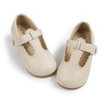 Meckior Toddler Little Girl Easter Mary Jane Dress Shoes Ballet Flats for Girl Party School Shoes Bowknot Princess Shoes