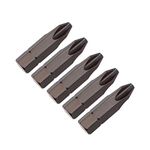 uxcell 5pcs 5/16" Hex Shank 32mm Length Magnetic Phillips Cross Screwdriver, PH3 Head Screwdriver Bits S2 Alloy Steel