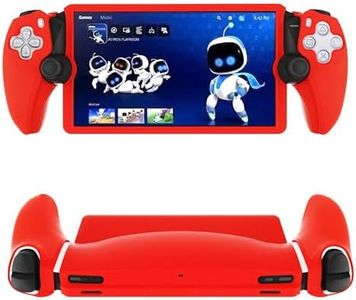 WUXIDIXI Silicone Protective Case for PS5 Portal, Soft Protective Skin Cover Case for PlayStation Portal Remote Player, Shockproof Anti-Scratch - Red