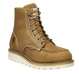 Carhartt Women's Waterproof 6" Moc Steel Toe Wedge Work Boot, Light Brown, 8.5 Wide
