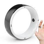 KIPEKE R5 Smart Ring Smart Ring New Wearable Device IC/ID/NFC Reader Multi-Function Ring Build-in 6 RFID Cards & 2 Health Stones, Compatible with iOS and Android S