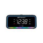 Emerson CKS1401 Smartset Am/FM Dual Alarm Clock Radio with 0.9-inch White LED Display with 4-Level Dimming Control, USB-C Charging and 2-Level Multicolor LED Decoration